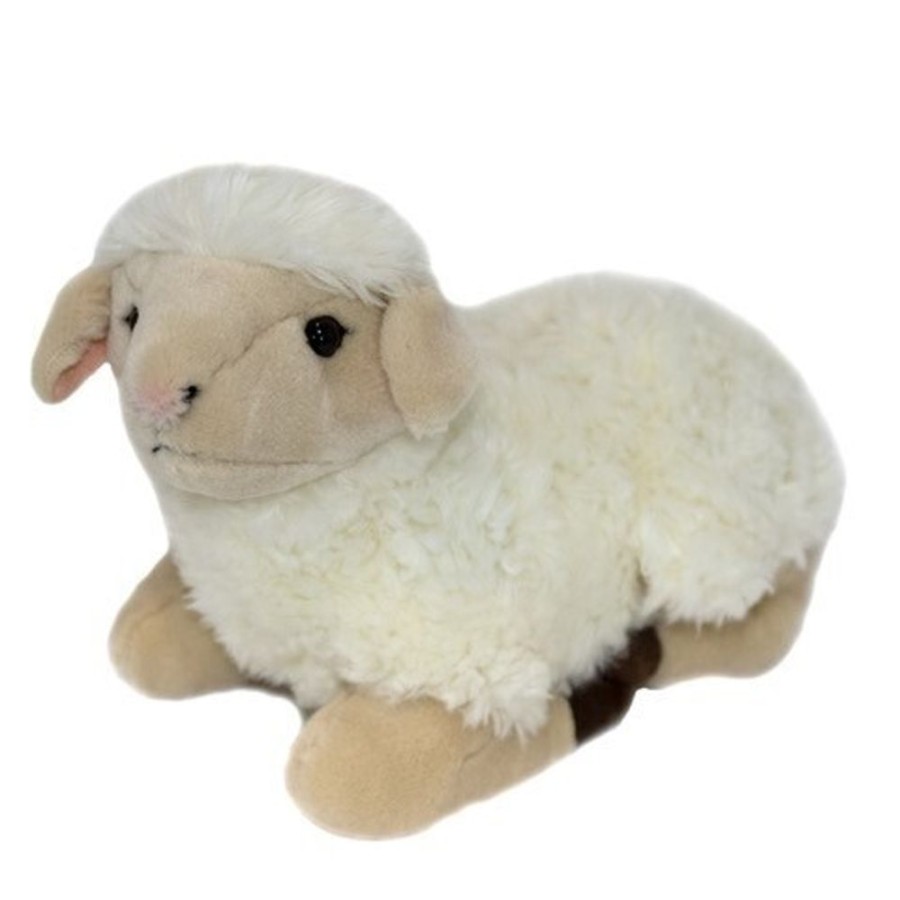 Farm Animals Bocchetta Plush Toys | Bocchetta - Lola Lamb Lying Plush Toy 29Cm