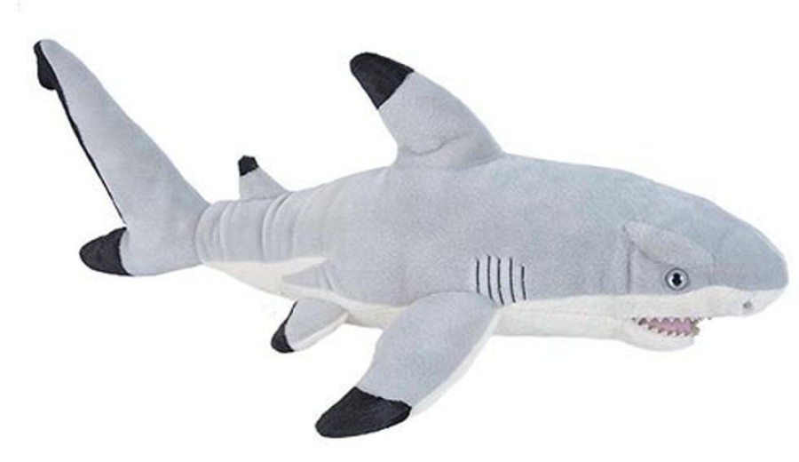 Water Creatures Wild Republic | Wild Republic - Cuddlekins Black Tipped Shark 50Cm