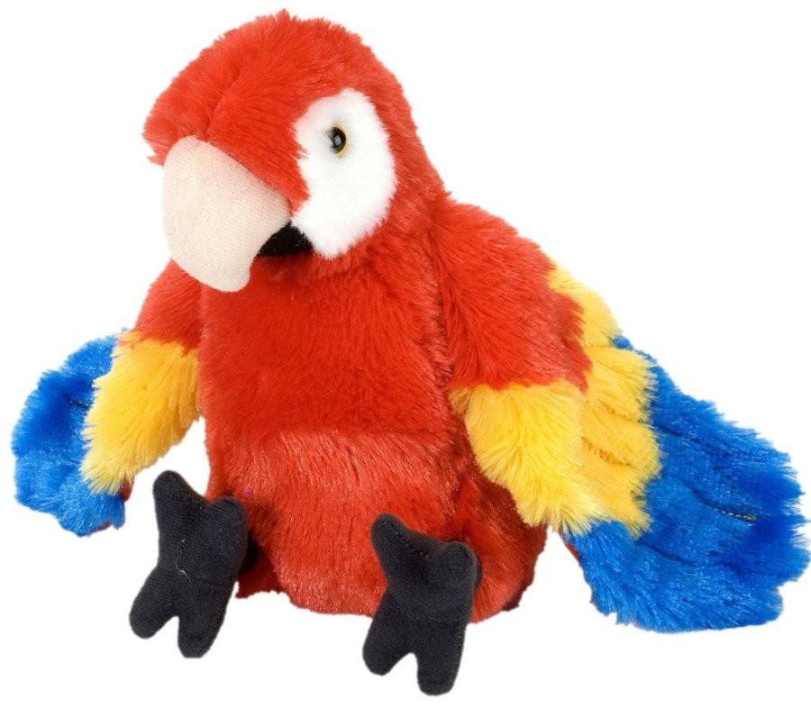 Birds Wild Republic | Wild Republic - Cuddlekins Scarlet Macaw 20Cm