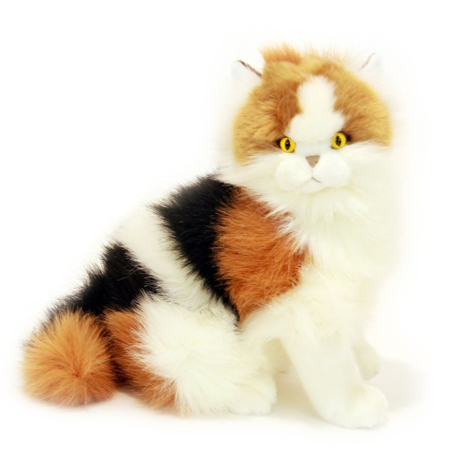 Cats Bocchetta Plush Toys | Bocchetta - Alfio Calico Cat Plush Toy 27Cm