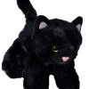 Cats Wild Republic | Wild Republic - Hug'Ems Black Cat 17Cm