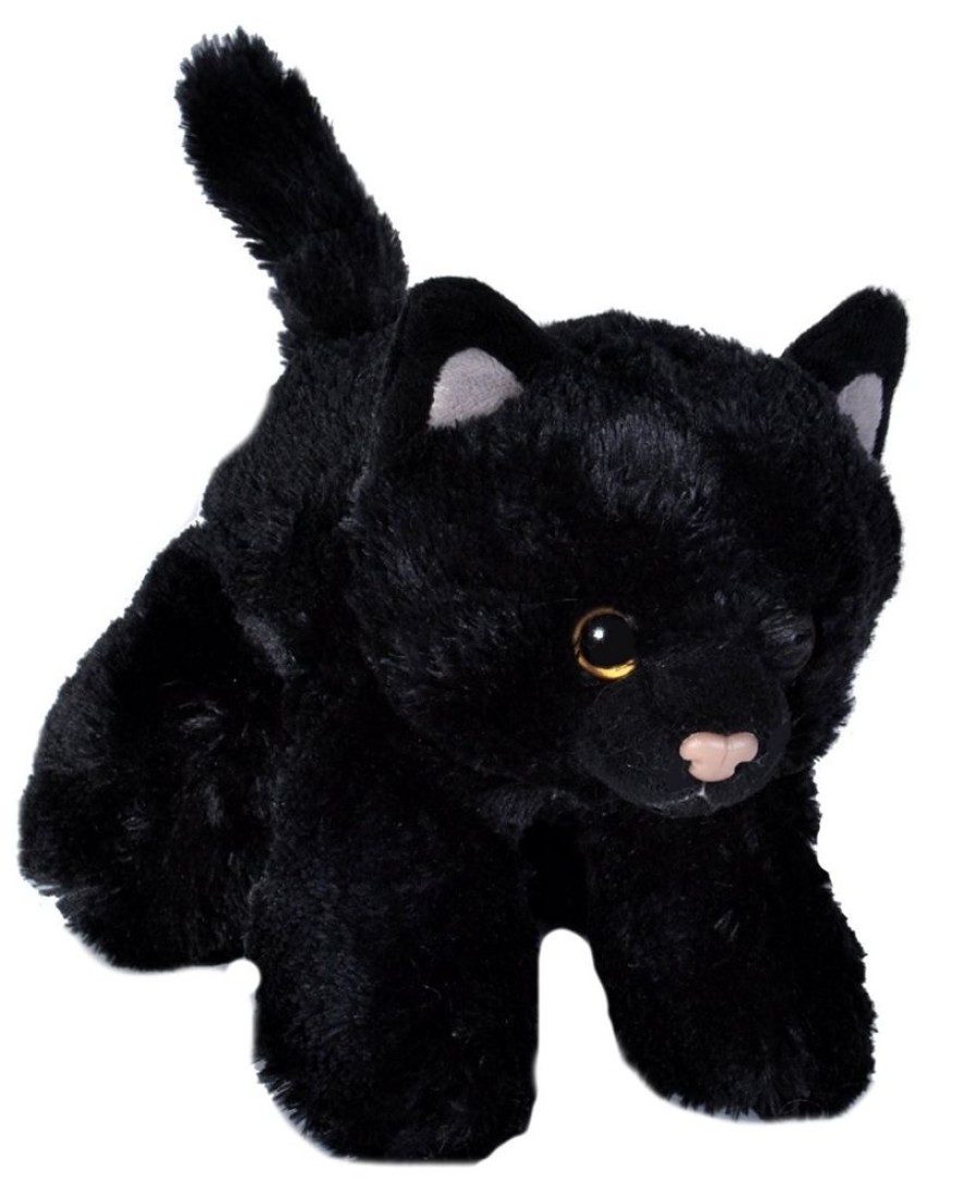 Cats Wild Republic | Wild Republic - Hug'Ems Black Cat 17Cm