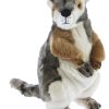 Wild Animals Bocchetta Plush Toys | Bocchetta - Wattle Rock Wallaby With Joey Plush Toy 27Cm