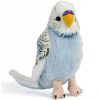 Birds Living Nature | Living Nature - Blue Budgerigar With Sound 14Cm