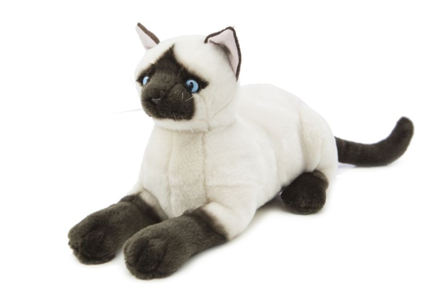 Cats Bocchetta Plush Toys | Bocchetta - Amelia Siamese Cat Plush Toy 33Cm