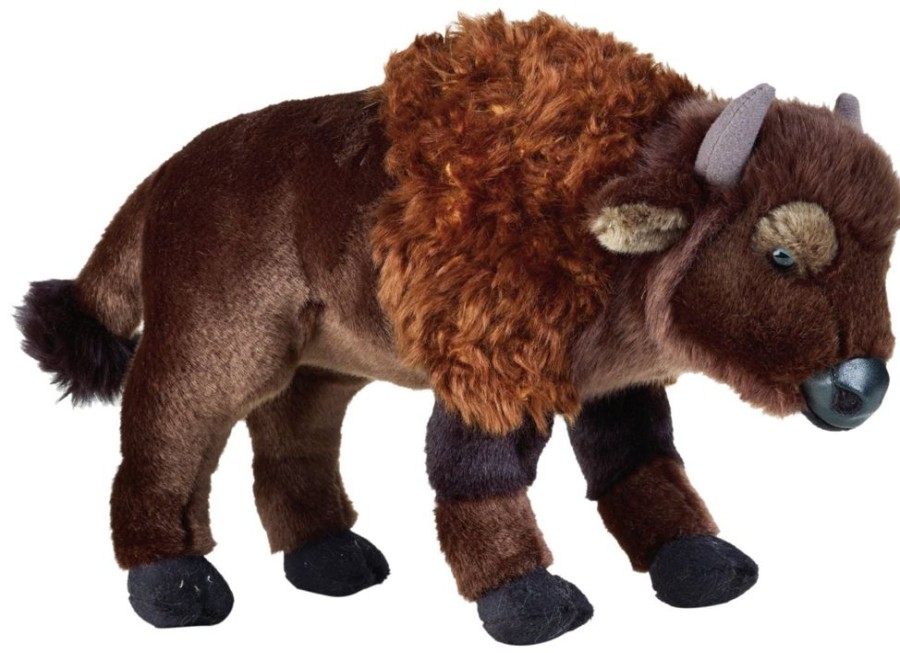 Wild Animals National Geographic | National Geographic - Bison Plush Toy 30Cm