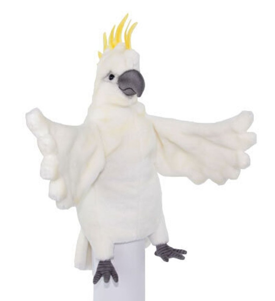 Wild Animals Hansa Creation | Hansa - Cockatoo Puppet 43Cm