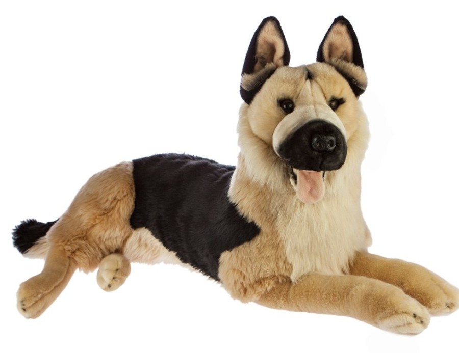 Dogs Bocchetta Plush Toys | Bocchetta - Caesar German Shepherd Plush Toy 62Cm