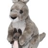 Wild Animals Wild Republic | Wild Republic - Cuddlekins Kangaroo With Joey 30Cm