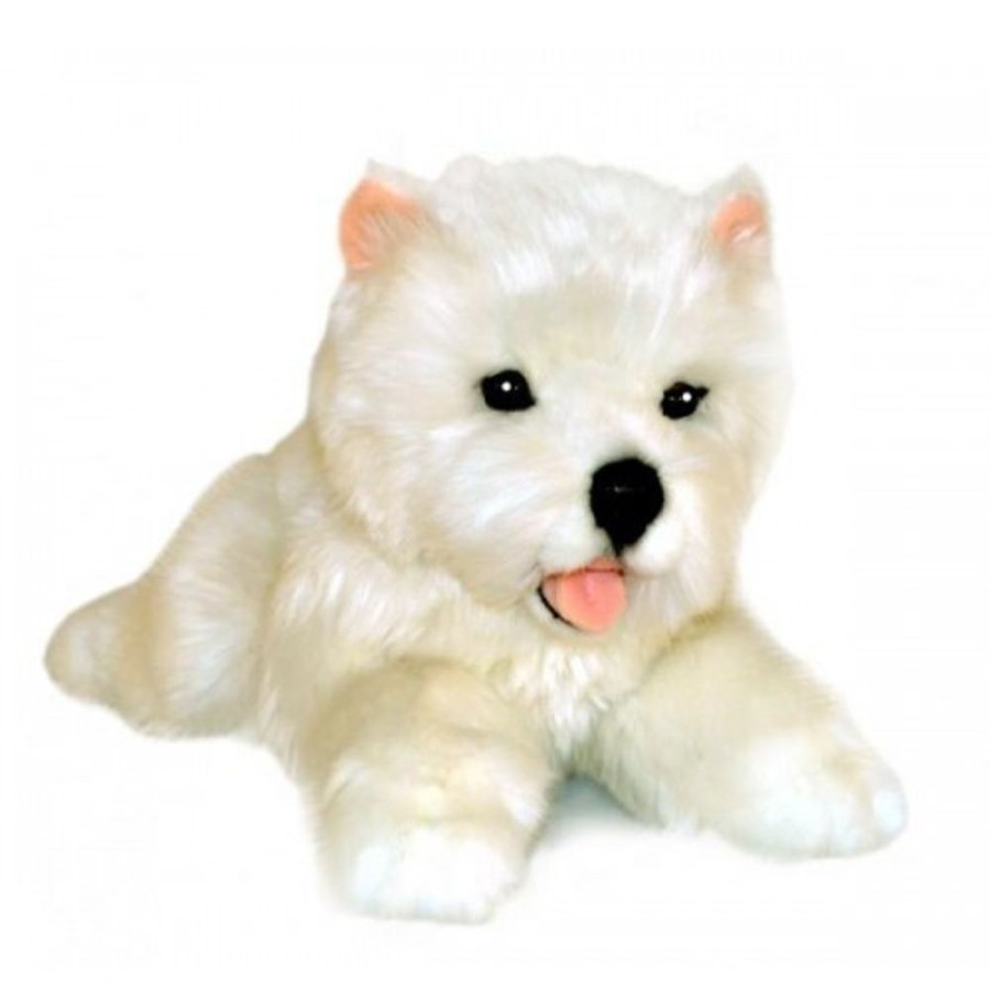 Dogs Bocchetta Plush Toys | Bocchetta - Pookie West Highland Terrier Plush Toy 30Cm