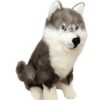 Dogs Bocchetta Plush Toys | Bocchetta - Brock Siberian Husky Plush Toy 35Cm