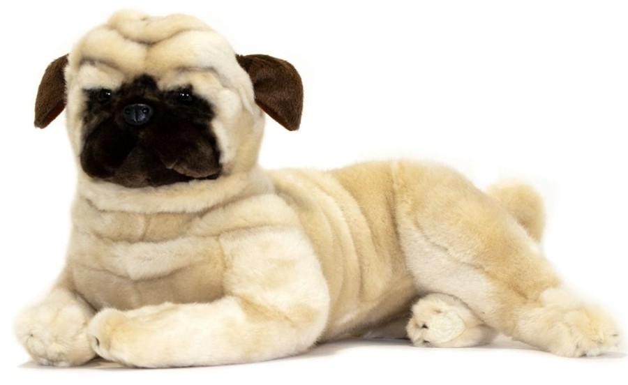 Dogs Bocchetta Plush Toys | Bocchetta - Kaos Pug Plush Toy 36Cm