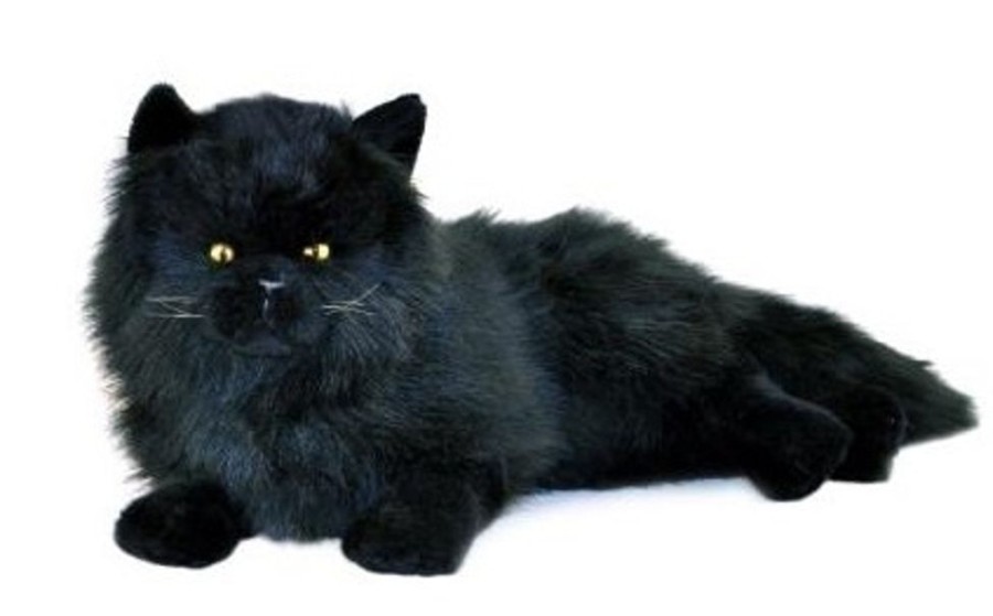 Cats Bocchetta Plush Toys | Bocchetta - Onyx Black Cat Plush Toy 38Cm