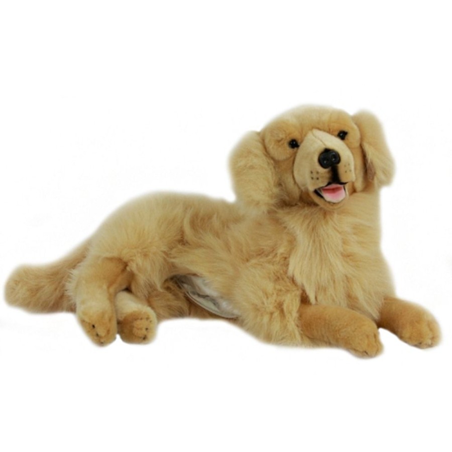 Dogs Bocchetta Plush Toys | Bocchetta - Luna Golden Retriever Plush Toy 62Cm