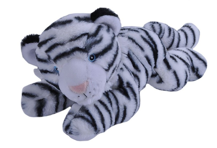 Wild Animals Wild Republic | Wild Republic - Ecokins White Tiger Plush Toy 30Cm