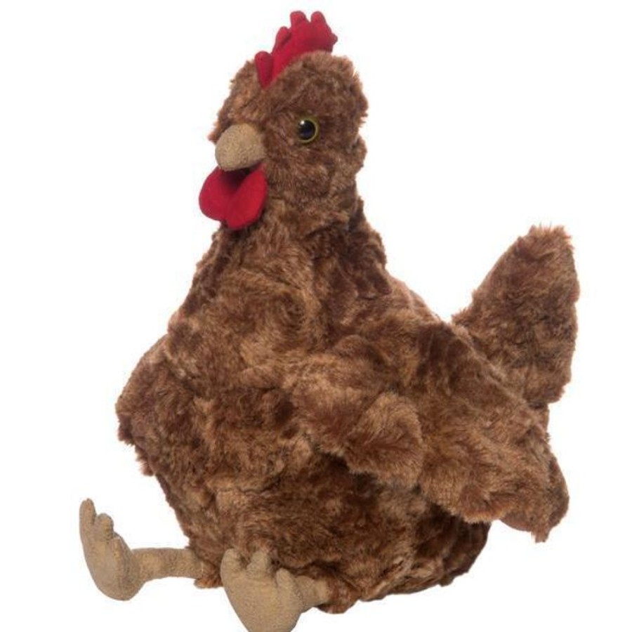 Farm Animals Manhattan Toy | Manhattan Toy - Megg Plush Brown Chicken