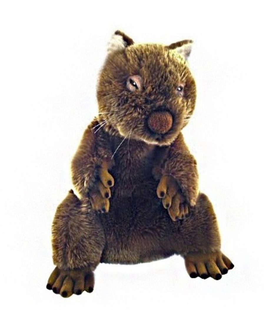 Wild Animals Bocchetta Plush Toys | Bocchetta - Dozey Wombat Hand Puppet 36Cm