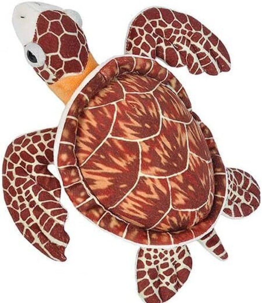 Water Creatures Wild Republic | Wild Republic - Cuddlekins Hawksbill Sea Turtle Plush Toy 20Cm