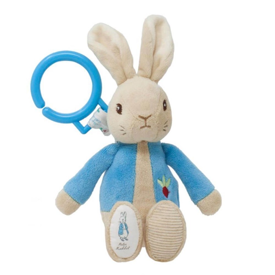 Wild Animals Peter Rabbit | Peter Rabbit - Jiggler Attachable Soft Toy