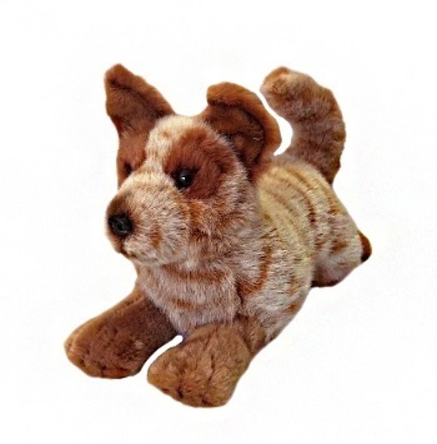 Dogs Bocchetta Plush Toys | Bocchetta - Flame Cattle Dog Plush Toy 28Cm