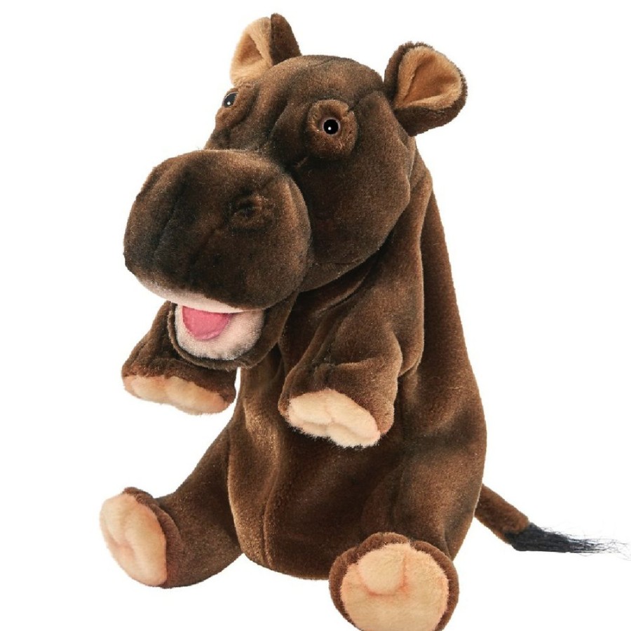 Wild Animals Hansa Creation | Hansa - Hippo Puppet 24Cm