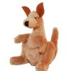 Wild Animals Bocchetta Plush Toys | Bocchetta - Mini Red Kangaroo Plush Toy 13Cm