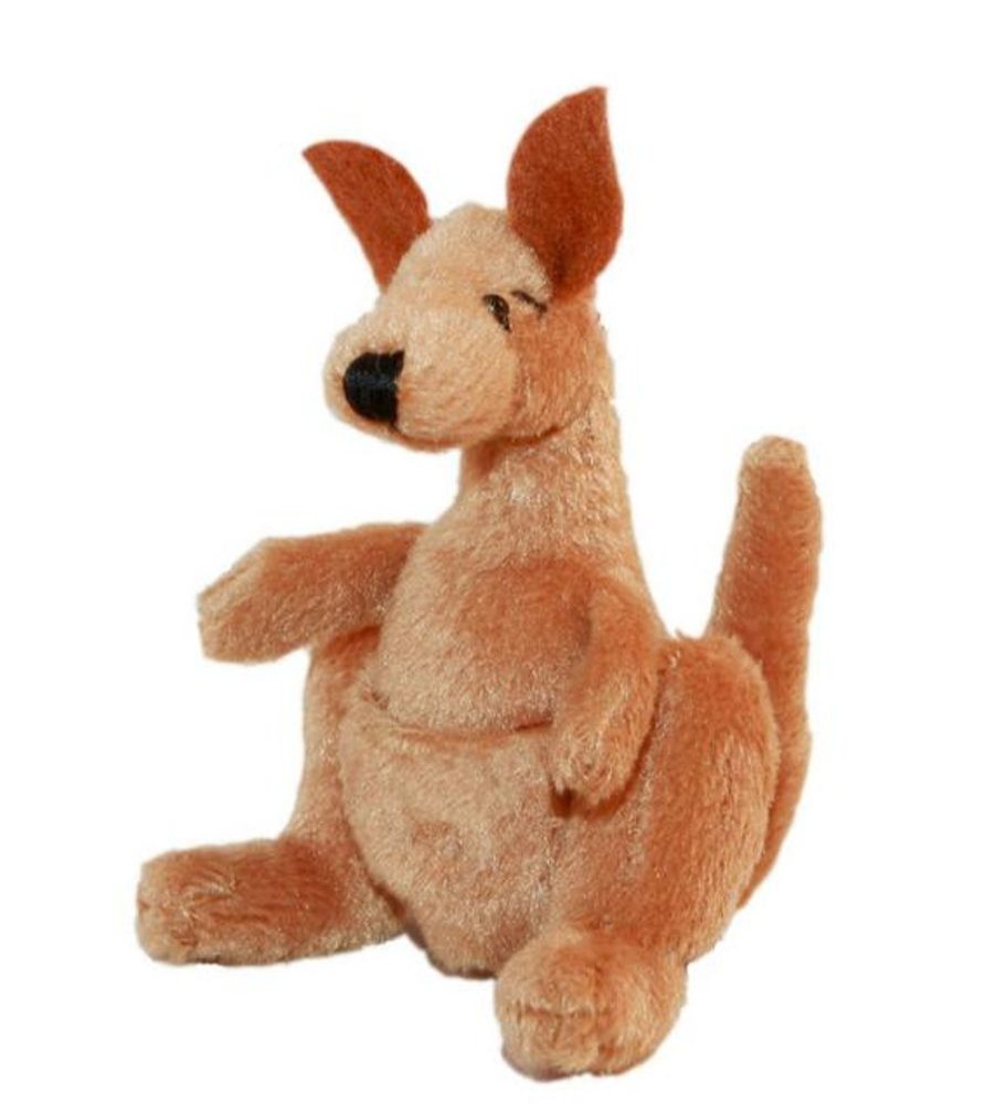 Wild Animals Bocchetta Plush Toys | Bocchetta - Mini Red Kangaroo Plush Toy 13Cm