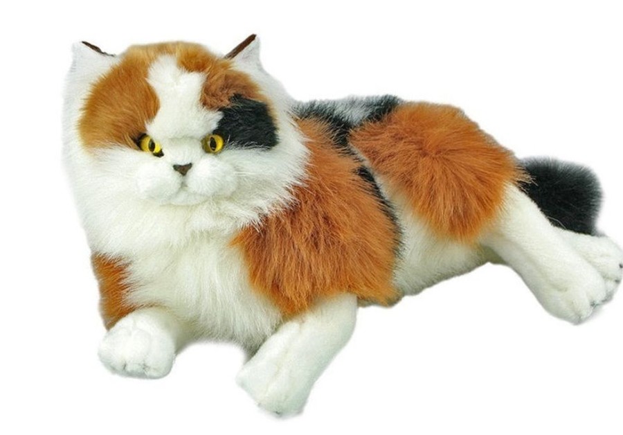 Cats Bocchetta Plush Toys | Bocchetta - Marmalade Calico Cat Plush Toy 33Cm