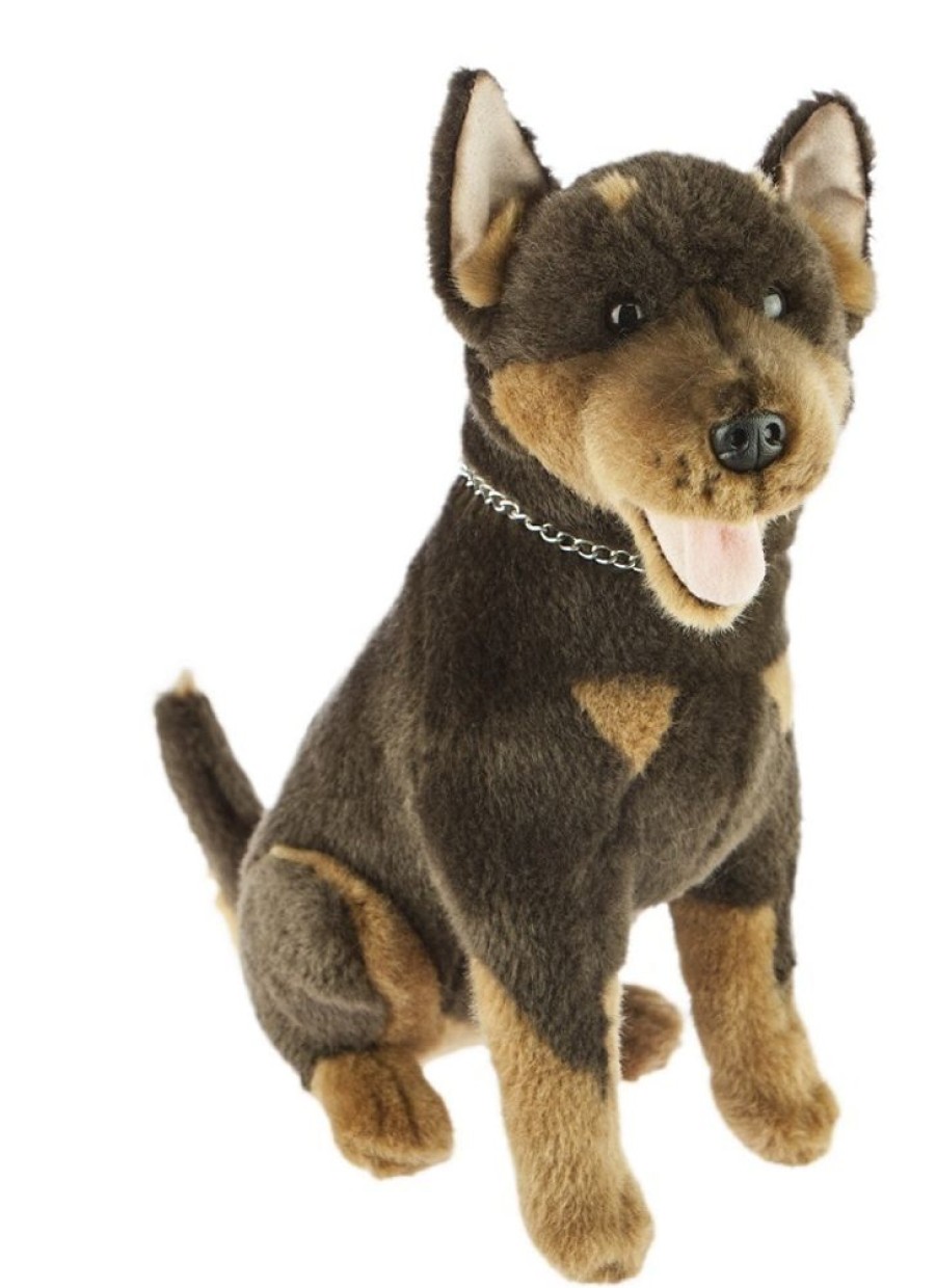 Dogs Bocchetta Plush Toys | Bocchetta - Basil Kelpie Dog Plush Toy 28Cm