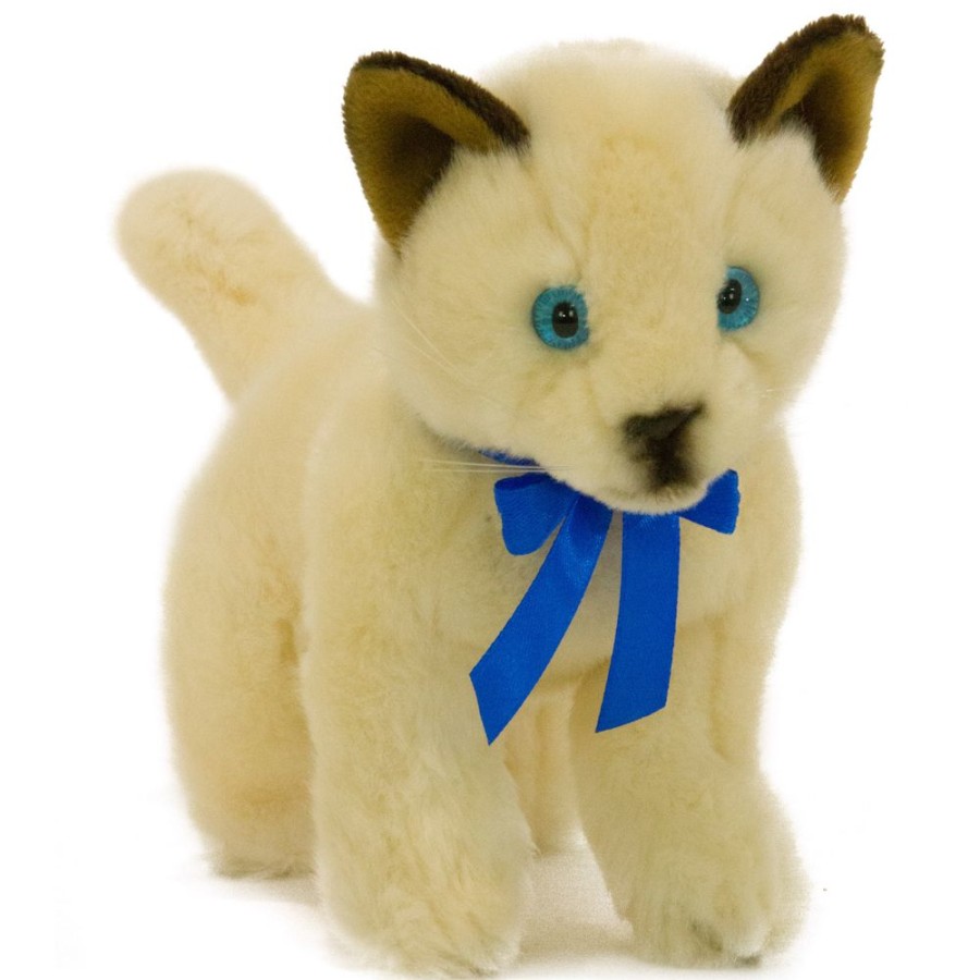 Cats Bocchetta Plush Toys | Bocchetta - Bamboo Siamese Cat Plush Toy 22Cm