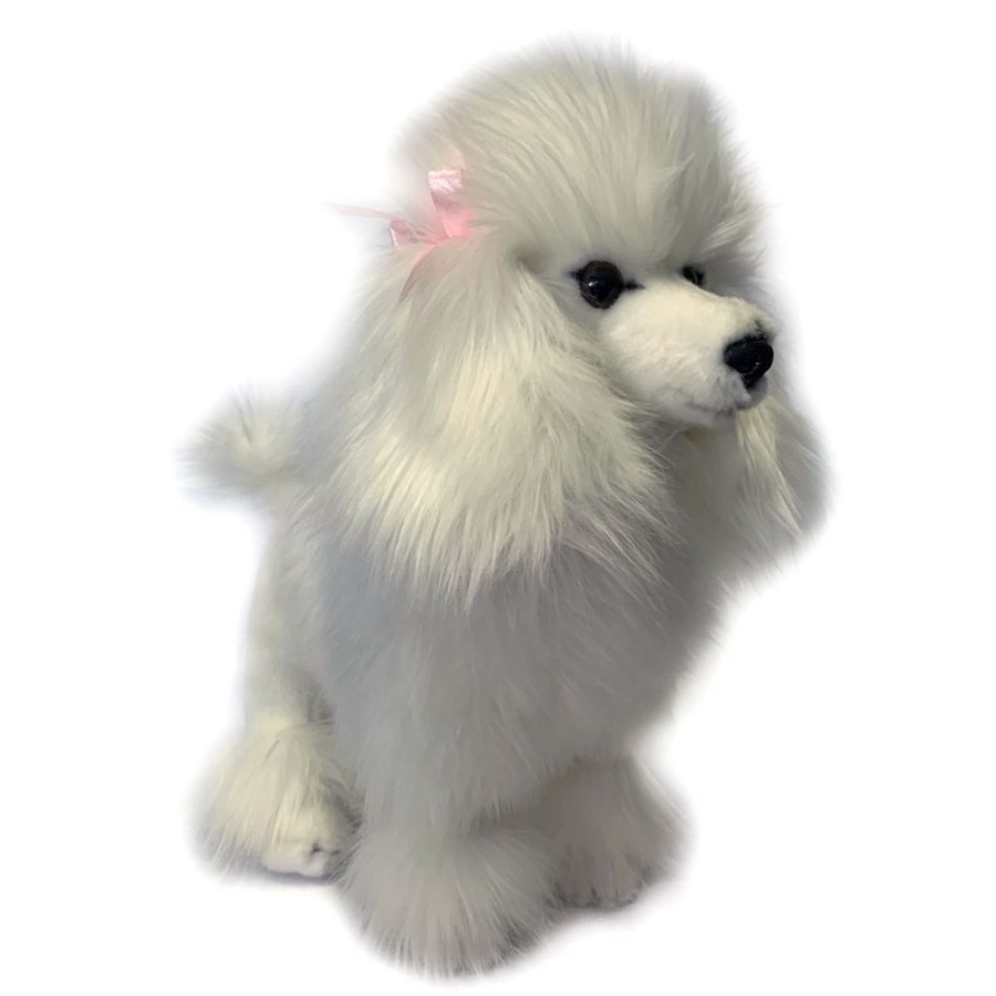 Dogs Bocchetta Plush Toys | Bocchetta - Fifi White Poodle Plush Toy 28Cm