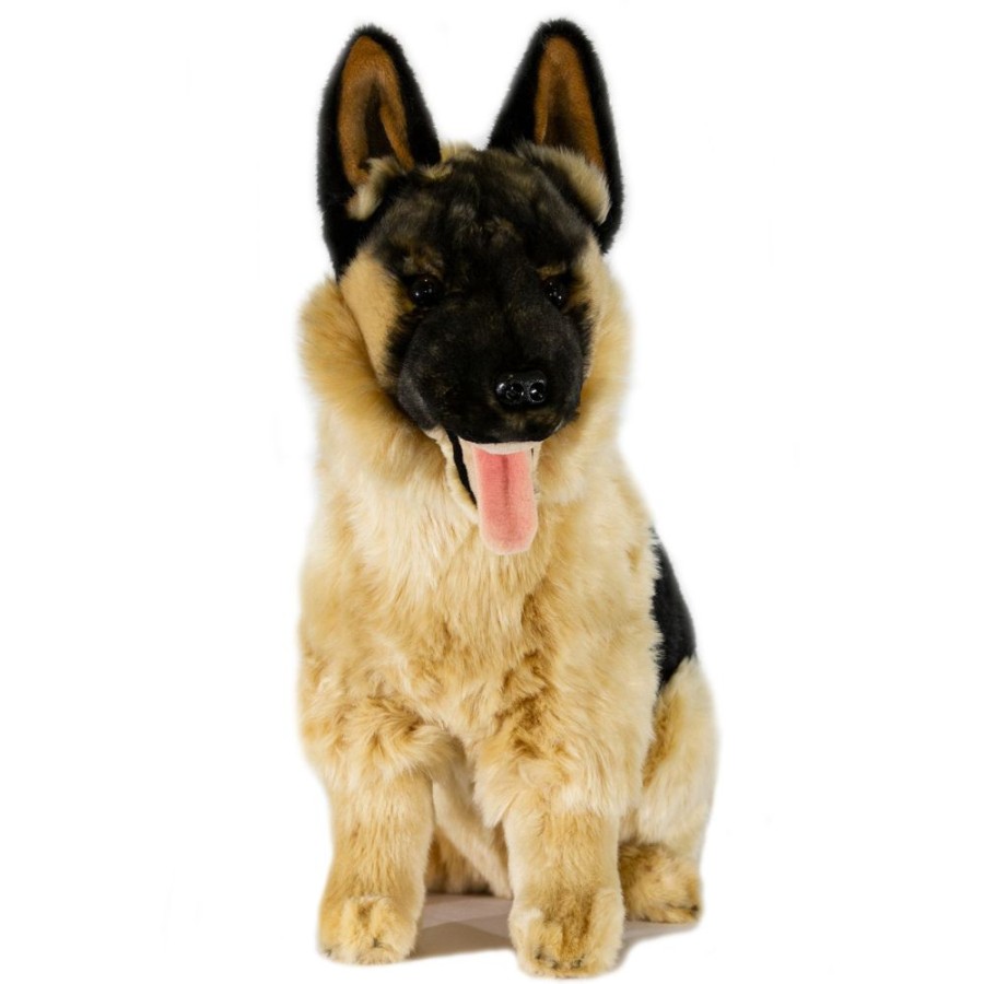 Dogs Bocchetta Plush Toys | Bocchetta - Major German Shepherd Sitting Plush Toy 40Cm