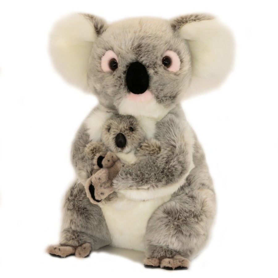 Australian Animals Bocchetta Plush Toys | Bocchetta - Willow Koala With Joey Plush Toy 38Cm