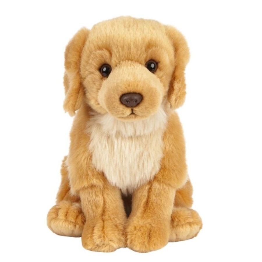 Dogs Living Nature | Living Nature - Golden Retriever Plush Toy 20Cm