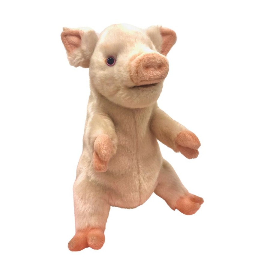 Farm Animals Hansa Creation | Hansa - Pig Puppet 25Cm