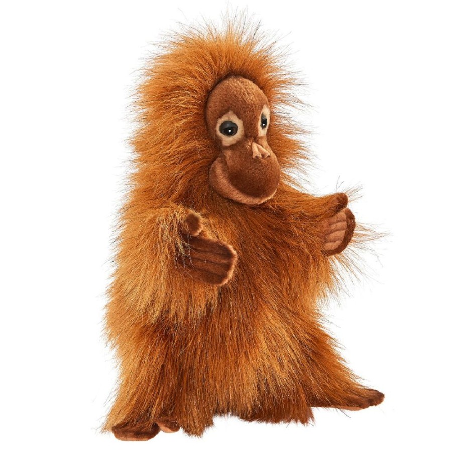 Wild Animals Hansa Creation | Hansa - Orangutan Puppet 25Cm