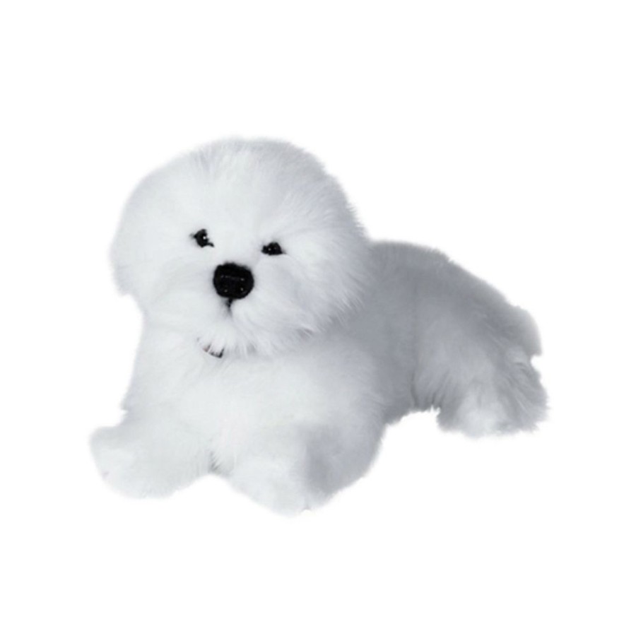 Dogs Bocchetta Plush Toys | Bocchetta - Annabelle Bichon Frise Plush Toy 38Cm