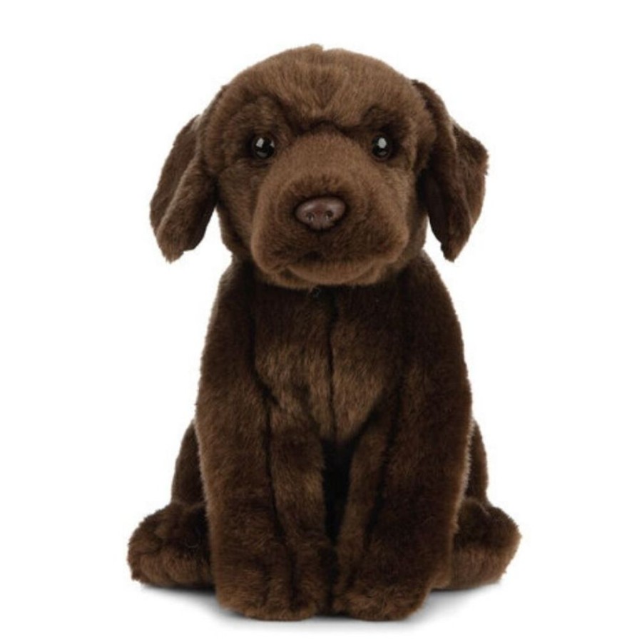 Dogs Living Nature | Living Nature - Chocolate Labrador Plush Toy 20Cm