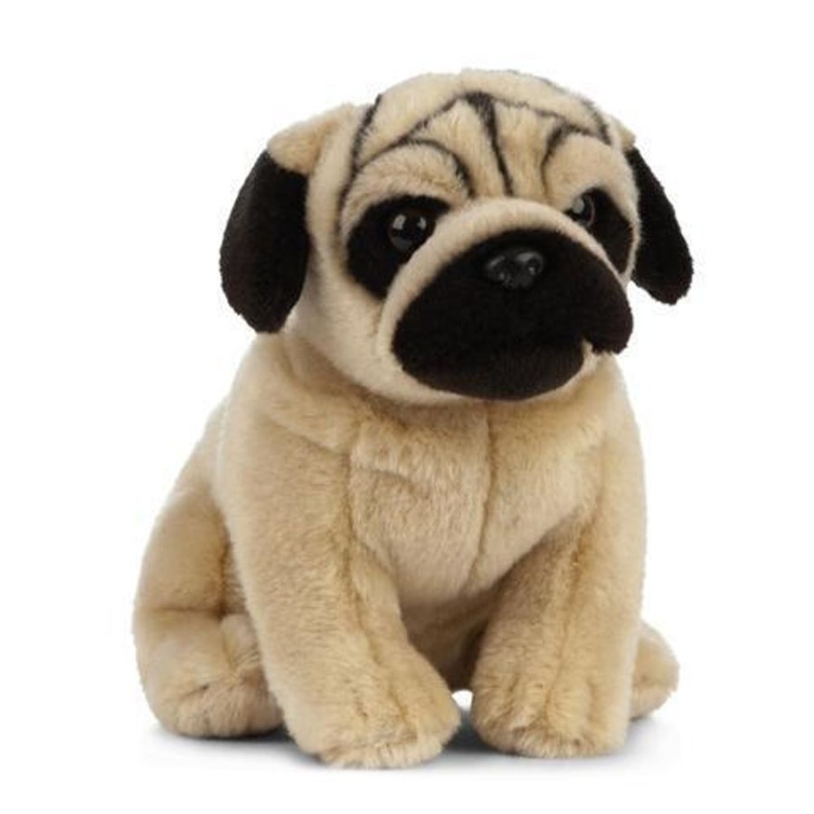 Dogs Living Nature | Living Nature - Pug Plush Toy 20Cm