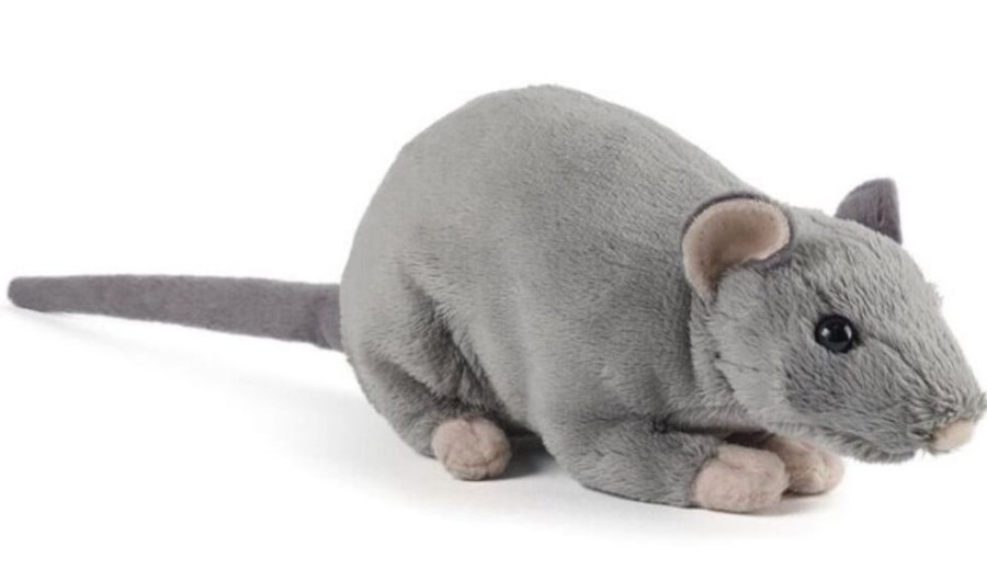 Wild Animals Living Nature | Living Nature - Rat With Squeak Plush Toy 30Cm