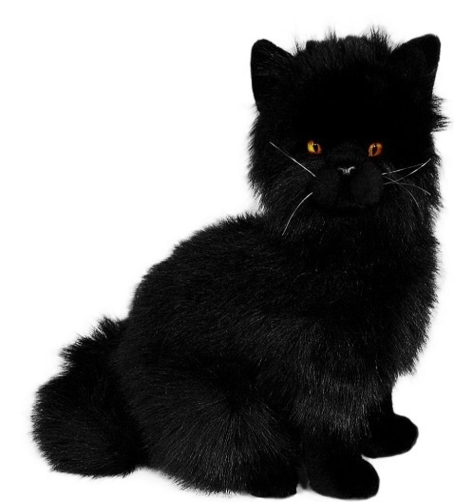 Cats Bocchetta Plush Toys | Bocchetta - Crystal Black Cat Plush Toy 27Cm